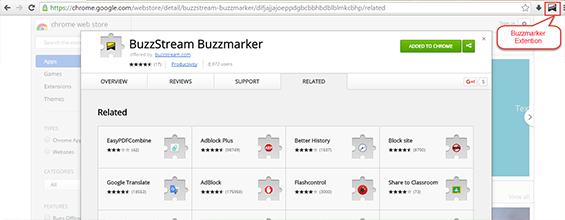Buzzstream Buzzmarker