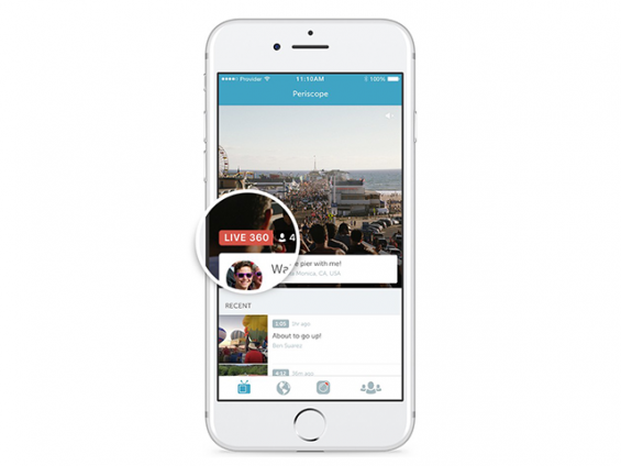 Periscope will now support Live 360 video